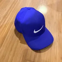 【美品】Nike 青　キャップ 通気性メッシュ