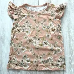 UNIQLO ポール&ジョー　花柄 フリル袖 Tシャツ 100cmのサムネイル