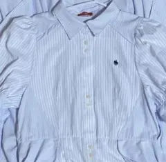 ダズリン　【POLO BCS コラボ】ヘムレイヤードシャツワンピース　M