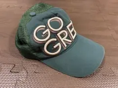 パーリーゲイツ　ゴルフキャップ GO GREEN メッシュ グリーン