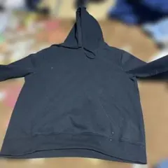 ブラックフード付きパーカー EUR M