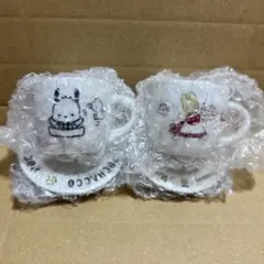 ポチャッコ　マロンクリーム　カップ&ソーサー　ガチャ