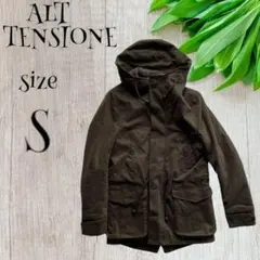 ALTATENSIONE　ミリタリージャケット【S】カーキ色　フード有りのサムネイル