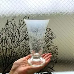 骨董　時代ガラス　ゆらゆら　花フチリップ　氷コップ　ウラン② ウランガラス 氷コップ レトロ 骨董 R0587ダN2 - メルカリ