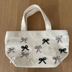 【美品】トッカTOCCA ミニトートバッグ　リボン