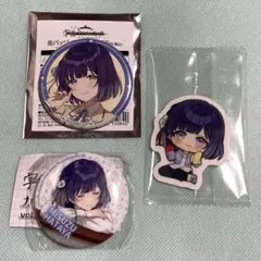 学園アイドルマスター 秦谷美鈴 缶バッジ ローソン ゼリーステッカー 学マス