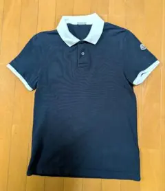 (最終限界値下げ)MONCLER　モンクレール　半袖ポロシャツ　ネイビー　正規品