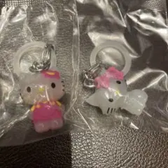 ハローキティめじるしアクセサリー⭐️2個セット お花　チャーミー
