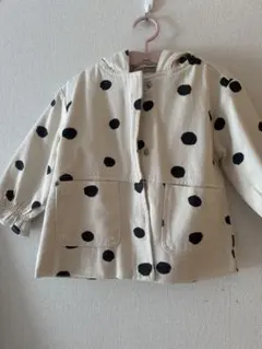 ZARA ベビー コート 18-24ヶ月 水玉模様※新品同様 92