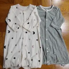 ツーウェイ・ドレスオール 星と月プリント