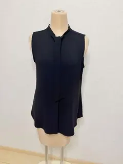 美品 ステラマッカートニー シルク ノースリーブブラウス シャツ 袖 
