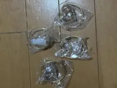 {新品未使用}うちの子のけだまだま風　全4種セット　ねこ　猫　毛玉　キーホルダー