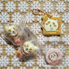 ちいかわ寿司 フィギュアキーホルダー ラバマスグミ くら寿司 缶バッジ シーサー