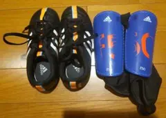 【adidas】キッズサッカー トレーニングシューズ 17cm おまけ付き