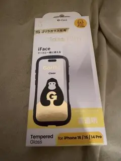 新品　未開封　iFace Gorilla Clear 強化ガラスフィルム
