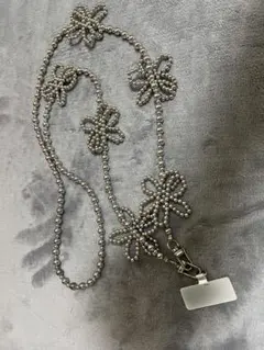 ローリーズファーム ME% シルバー ショルダーストラップ