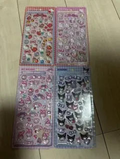 サンリオ ボンボンドロップシール キティ マイメロ クロミ