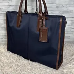 TAKEO KIKUCHI タケオキクチ　ビジネスバッグ　ブリーフケース　紺色