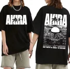 AKIRA アキラ Tシャツ Mサイズ ブラックバックプリント オーバーサイズ