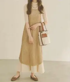 〈Ambre Neige〉【前後2WAY】メッシュキャミワンピースのサムネイル