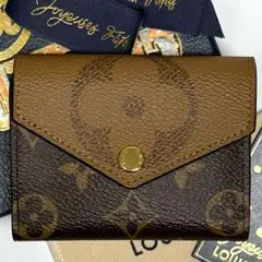 新品同様 ルイヴィトン モノグラム ジャイアント リバース ポルトフォイユゾエ