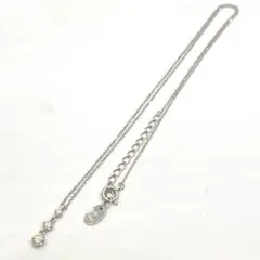 ほぼ未使用 美品 4°C Pt850 ダイヤモンド デザイン ネックレス