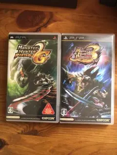 PSPソフト モンスターハンター ポータブル2ndG・3rd 2本セット
