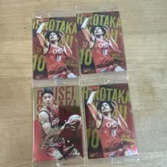 （b2）Bリーグツインウエハースカード 佐々木隆成サイン入り吉井裕鷹