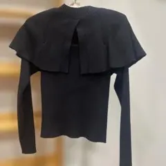 snidel ケープニットプルオーバー