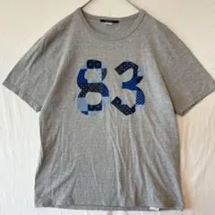 SHIPS JET BLUE　フルーツオブザルーム　バンダナ柄　Tシャツ　Mのサムネイル
