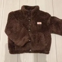 【美品】TINYCOTTONS ボアアウター　ジャケット ブラウン　2Y
