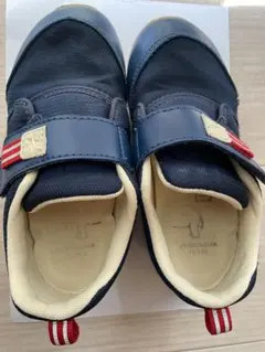 ムーンスター キャロット スニーカー 18.5cm ネイビー キッズシューズ