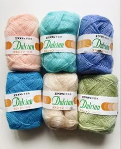 エクスラン 手芸糸 Dulcian ダルシャン 6玉セット