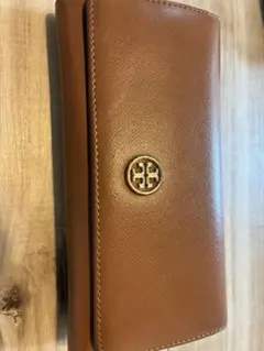Tory Burch ブラウンレザー長財布
