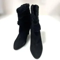 【新品/未使用✨️】Meda メダ ブラック ショートブーツ 23cm A37