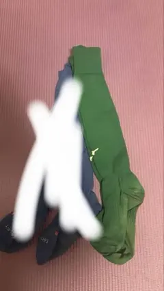 サッカーソックス2点セット【ミズノ】【ナイキ】　青　緑　ストッキング