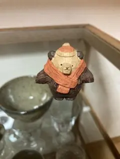 たかはたまさお 木彫り風FIGURE COLLECTION ガチャ　首元温め熊