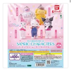 サンリオキャラクターズ ミニチュアチャーム　ライブキャラクター 　シナモン