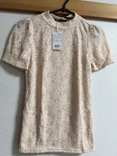 INGNI　レース ピンクベージュ 半袖 トップス