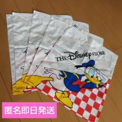 Disney Store ドナルドダック ショップ袋 5枚セット
