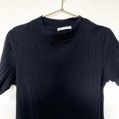 ZARA ワンピース　リブニット　ニット　ザラ　スカート