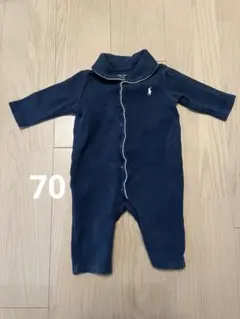 ラルフローレン　ネイビー ロンパース 74cm