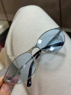 シルバー キャットアイ サングラス