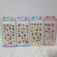 クレヨンしんちゃん 3Dステッカー 4枚セット