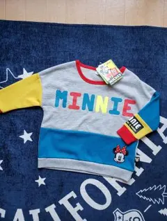 新品　Disney Minnie Mouse　ロゴスウェット　トレーナー