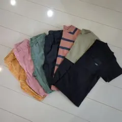 UNIQLO GU Tシャツ& ショートパンツセット 140cmのサムネイル