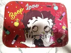 Betty Boop メイクボックス レッド ラメ | Mercari