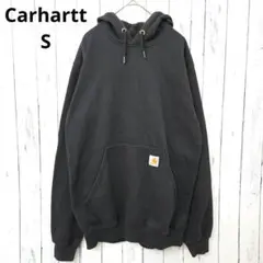 最終お値下げ　カーハート パーカー オリジナルフィット 黒 S フーディ　古着