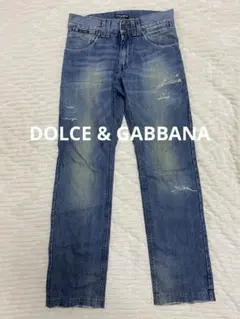 DOLCE&GABBANA ダメージデニム ストレート