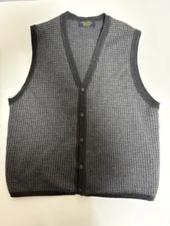 ブルックスブラザーズ ウール ニットベスト 千鳥柄 古着